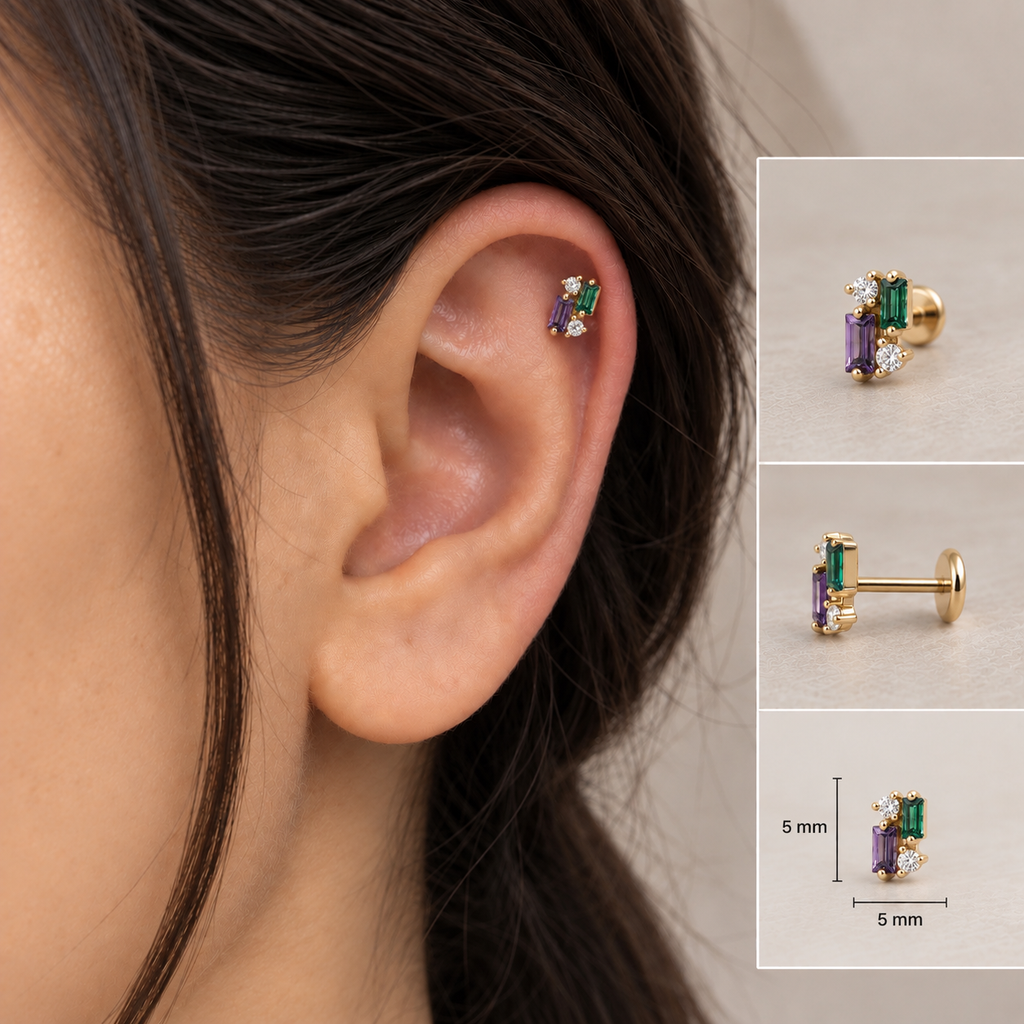 Classic Surgical Steel Stud for Everyday Piercing