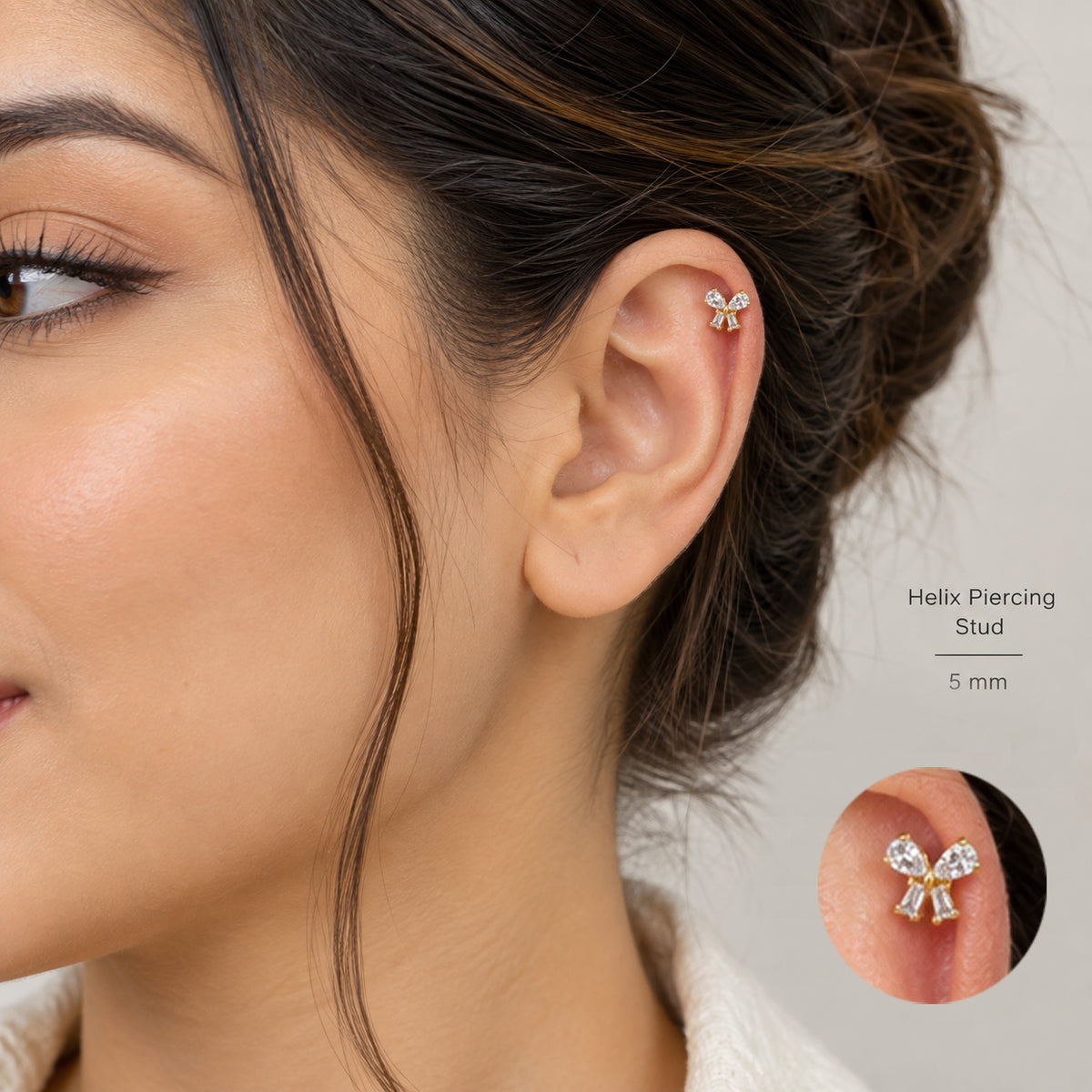 Bow Pattern Stud