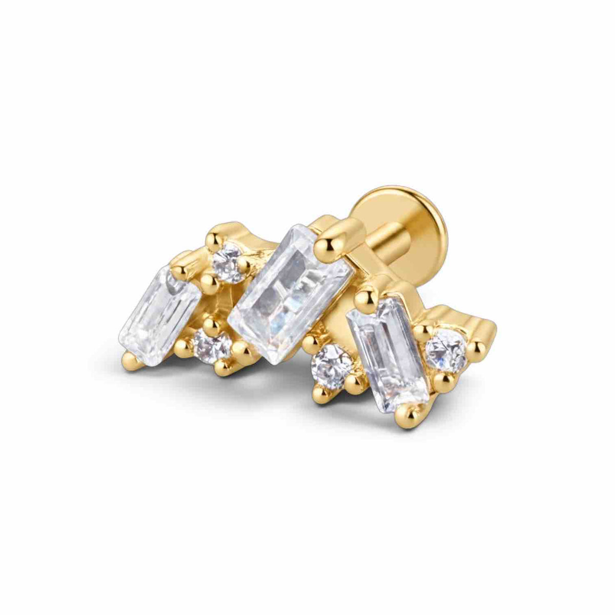 Gold stud for Helix and Conch