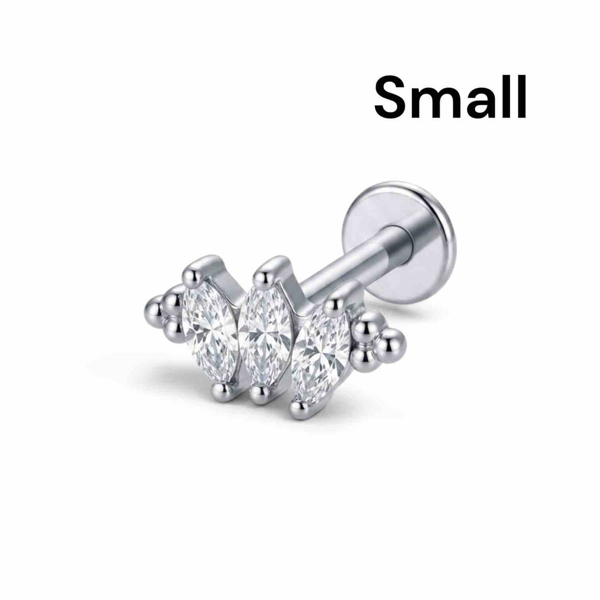Traditional look  stud for Helix and Conch