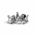 Crown stud for helix and conch