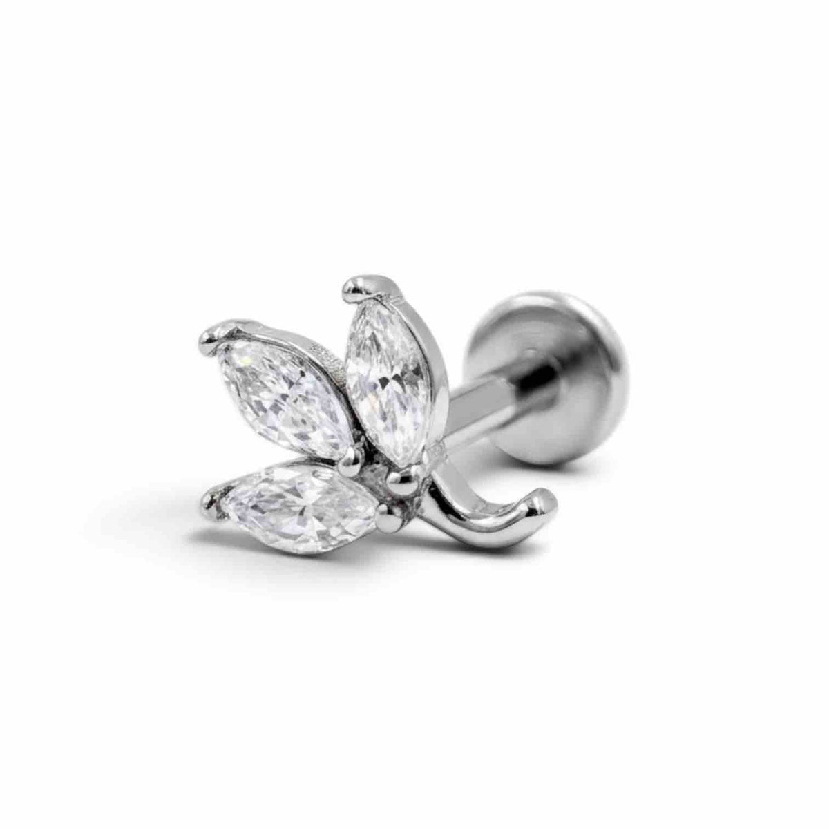 Leaf design stud